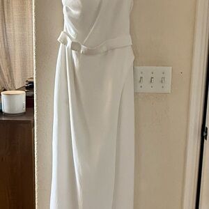 Azazie Classic White Wedding Dress